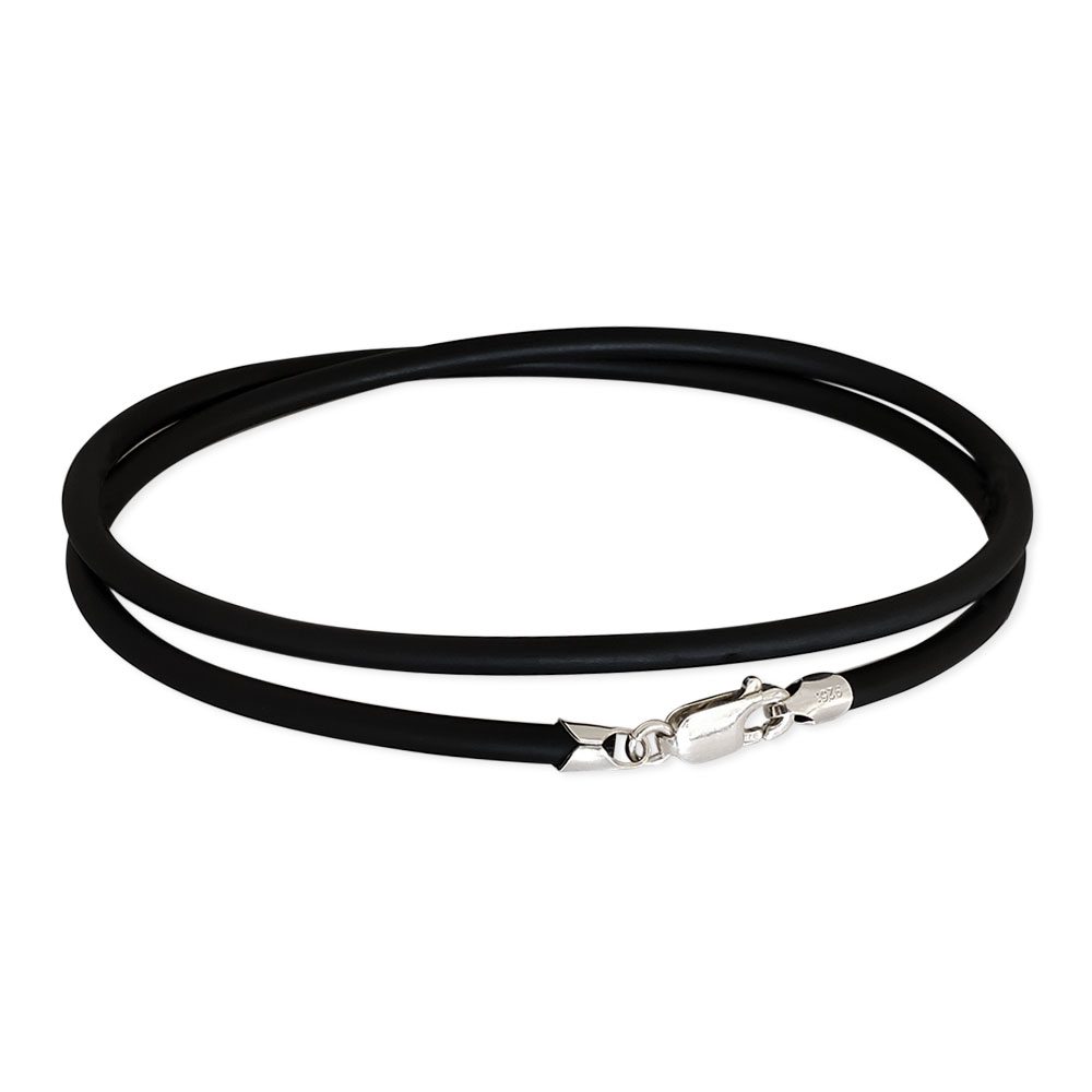 2mm Rubber Cord Necklace
