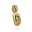 Uruz Rune Pendant in 14K Yellow Gold