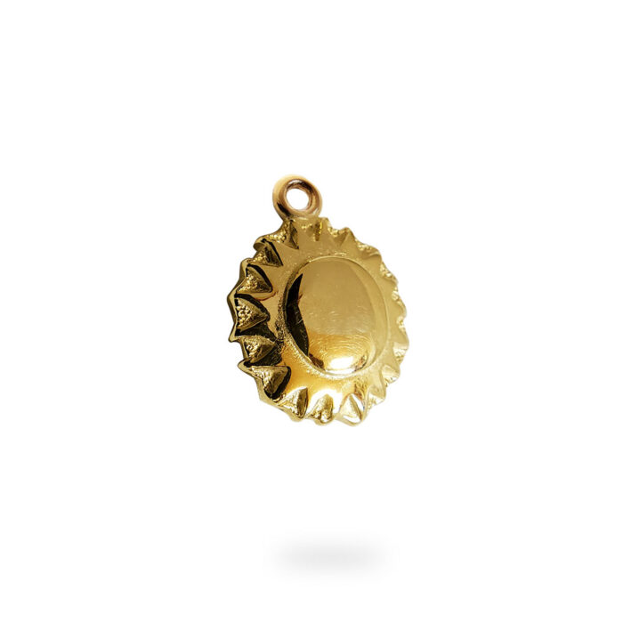 Small Tahoe Charm in Solid 14K Yellow Gold