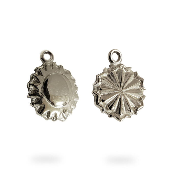 Small Tahoe Charm in Solid Sterling Silver