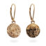 Reversible Carmel Earrings in Solid 14K Rose Gold