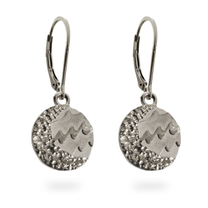 Reversible Carmel Earrings in Solid Sterling Silver