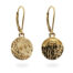 Reversible Carmel Earrings in Solid 14K Yellow Gold